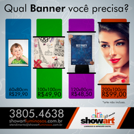 Banners para Comunicação Visual Socorro - Empresa de Comunicação Visual para Loja